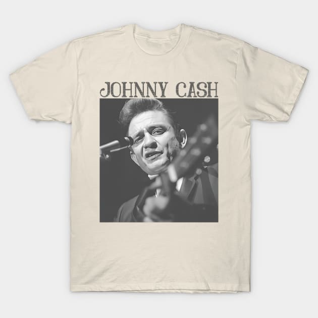 Johnny Cash // Retro T-Shirt by akunetees